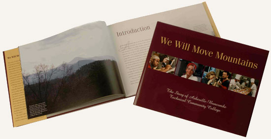 Book spread of We Will Move Mountains